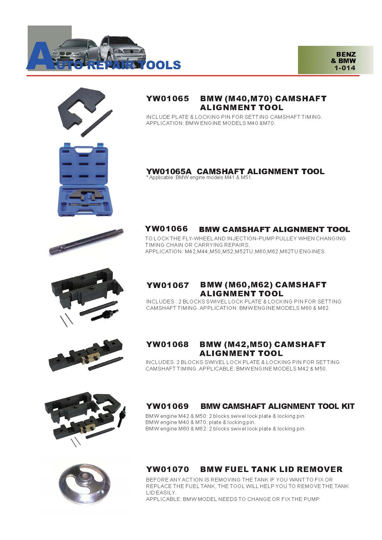 Years Way Auto Repair Tools - Benz & BMW Special Tools