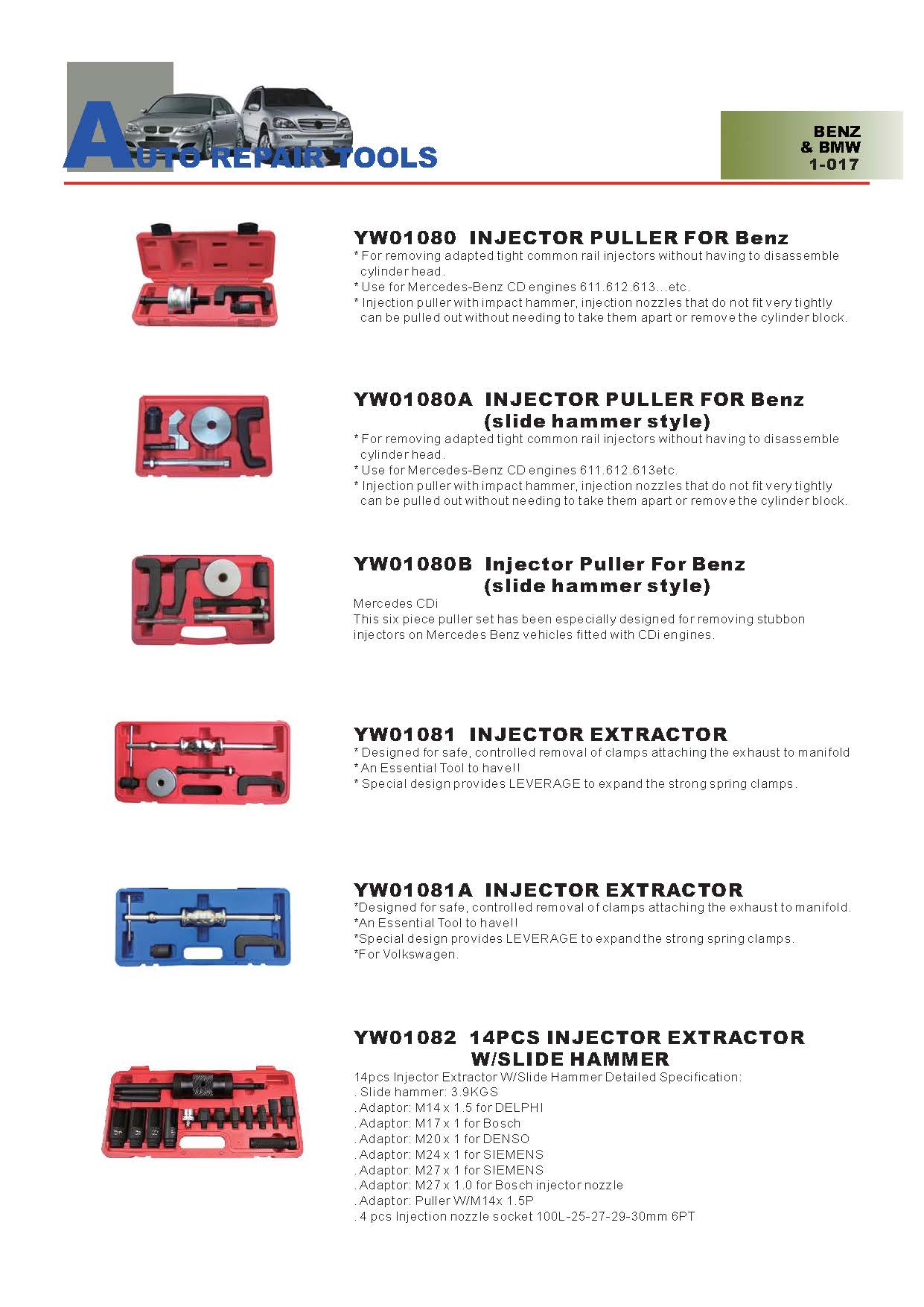 Years Way Auto Repair Tools - Benz & BMW Special Tools