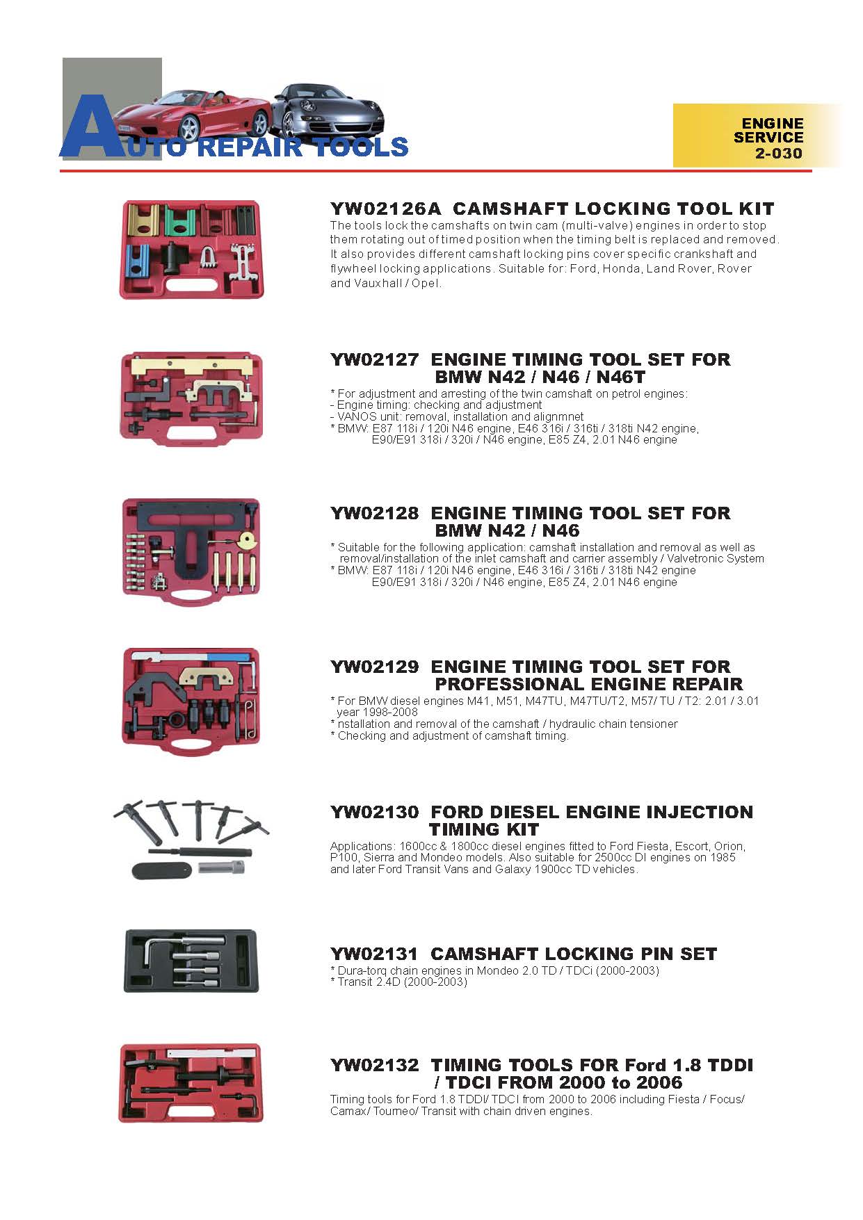 Years Way Auto Repair Tools - Engine Service Tools